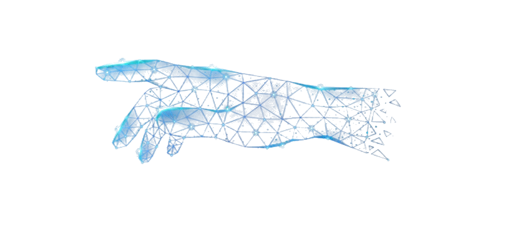 Wireframe hand gesture tracking