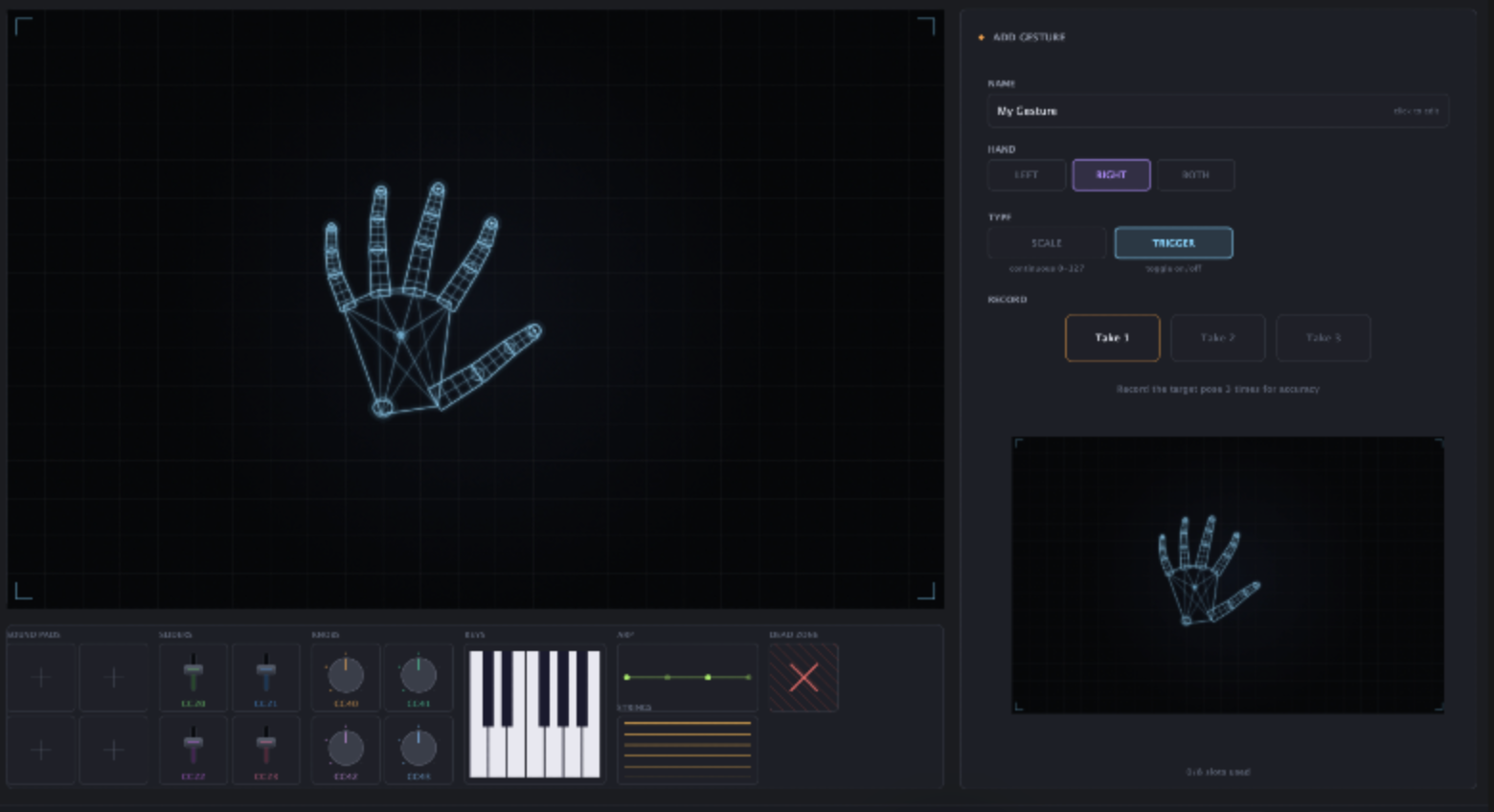 Gesture recorder